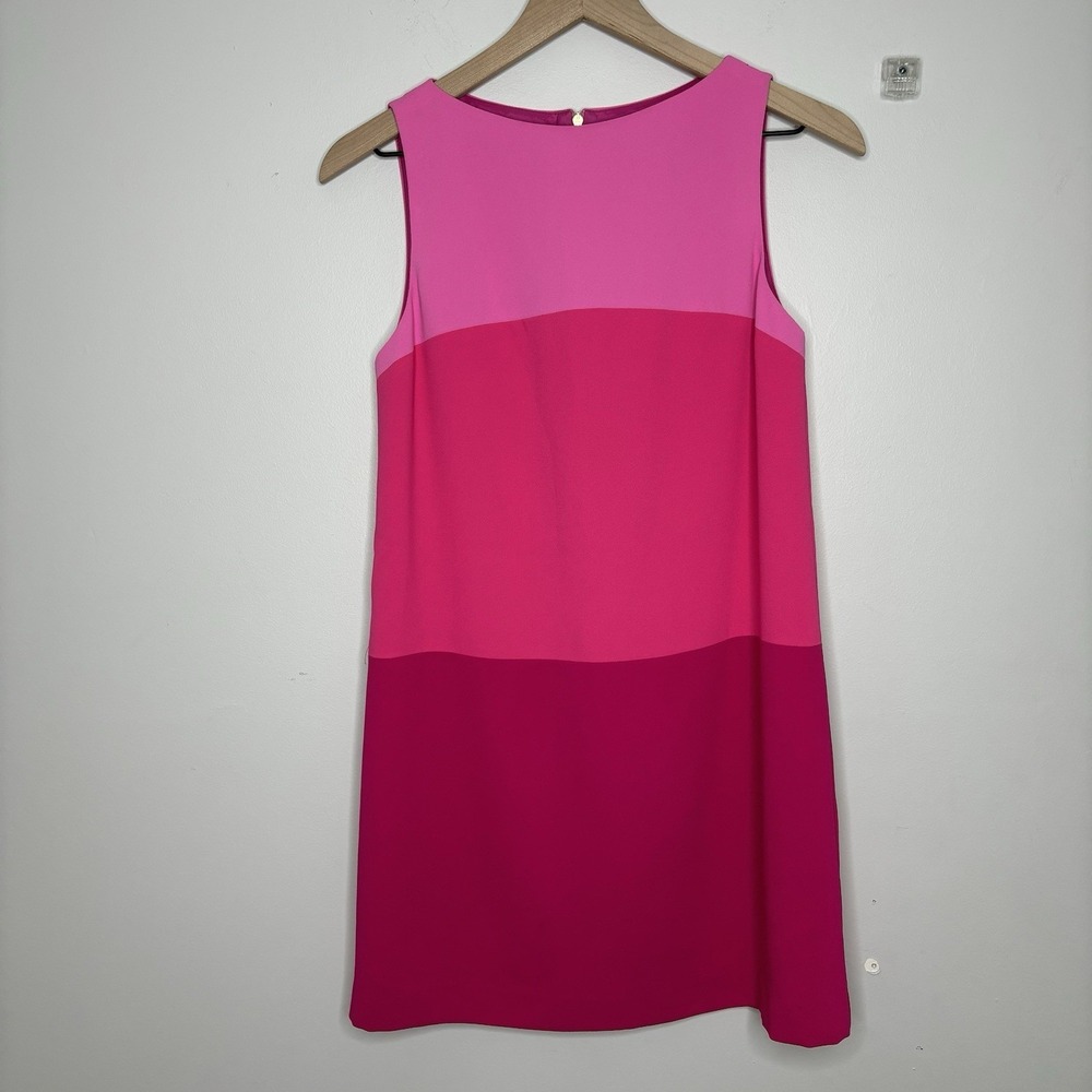 Trina Turk Sheath Mini Dress Sleeveless Cocktail Pink Size 0 Party